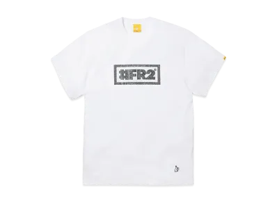 FR2 Rhinestone #Fr2 Box Logo T-Shirt "White"