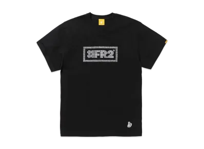 FR2 Rhinestone #Fr2 Box Logo T-Shirt "Black"