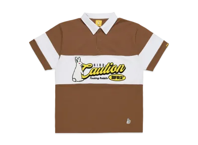 FR2 Caution Rabbit Classic Rugby Shirt "Brown"