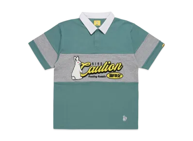 FR2 Caution Rabbit Classic Rugby Shirt "Green"
