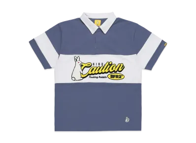 FR2 Caution Rabbit Classic Rugby Shirt "Blue"