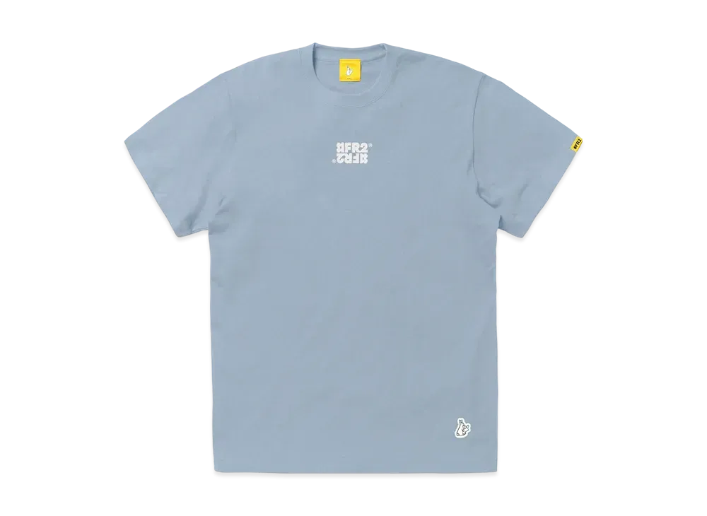 FR2 Upside Down Embroided #Fr2 Logo T-Shirt "Blue"