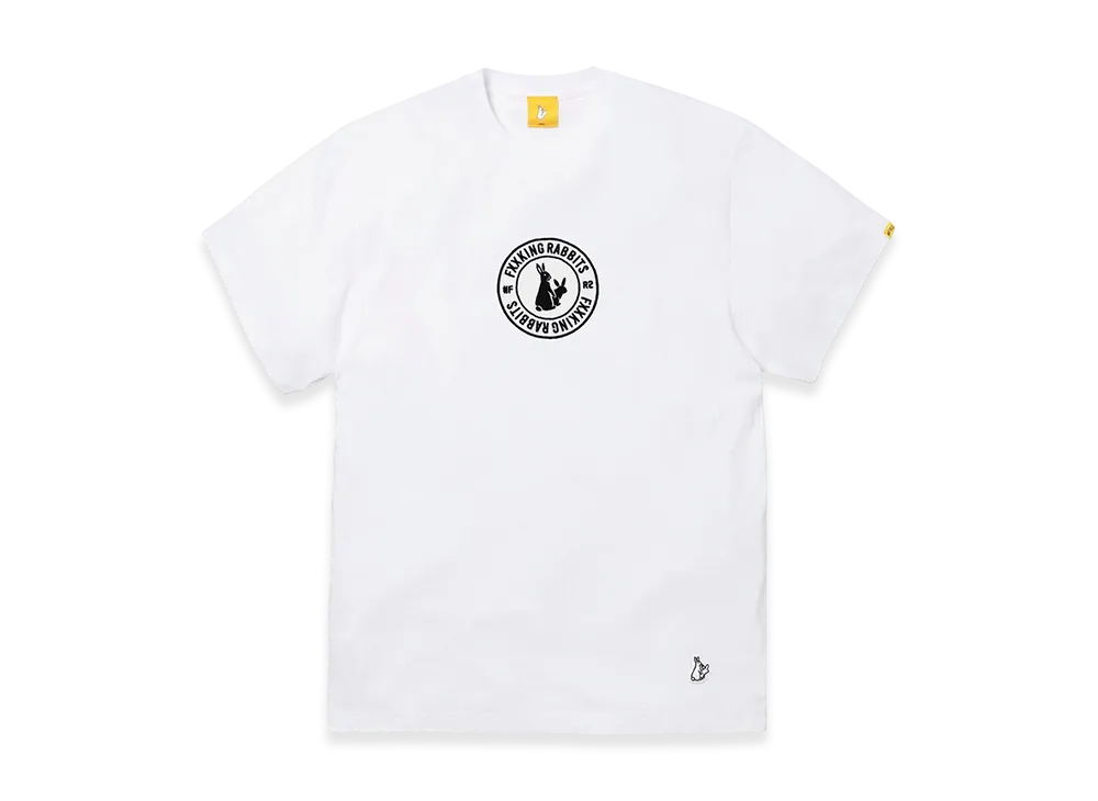 FR2 Embroidery Circle Logo T-shirt "White"