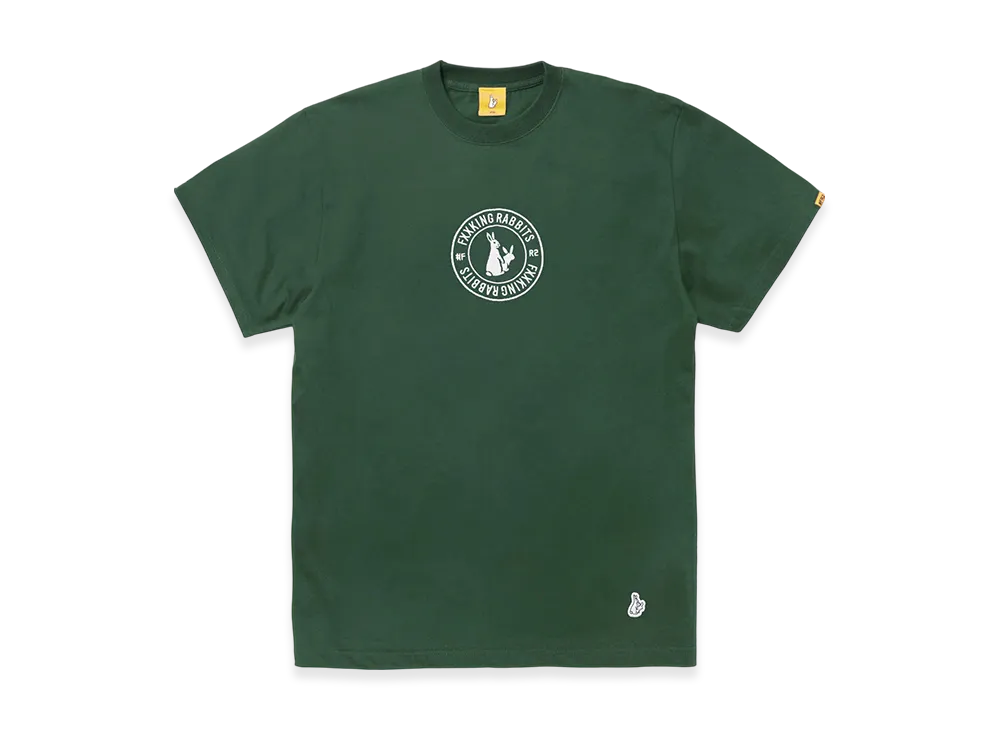 FR2 Embroidery Circle Logo T-shirt "Green"