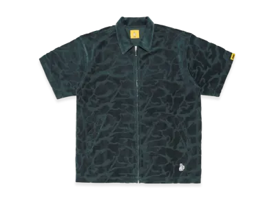 FR2 Pile Jacquard Rabbits Camo Short Sleeve Shirt "Green"