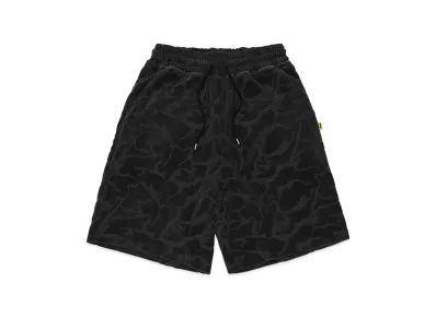 FR2 Pile Jacquard Rabbits Camo Short Pants "Black"