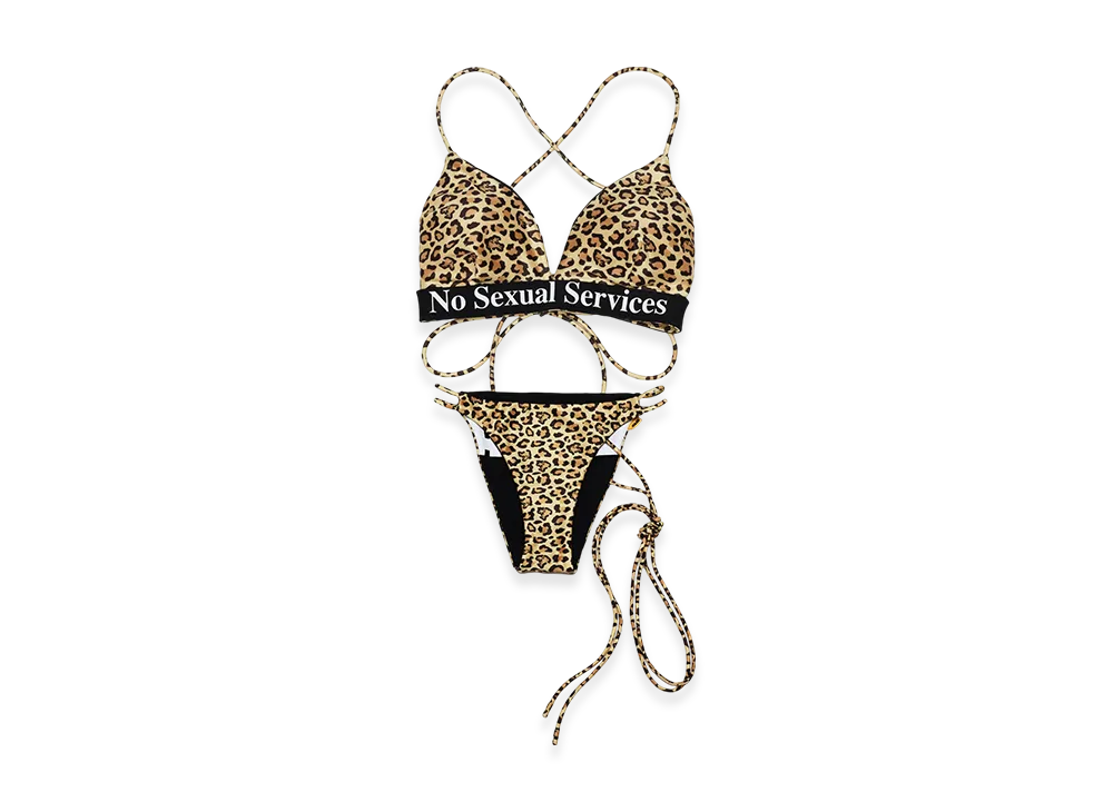 FR2 Reversible Leopard Bikini "Yellow"