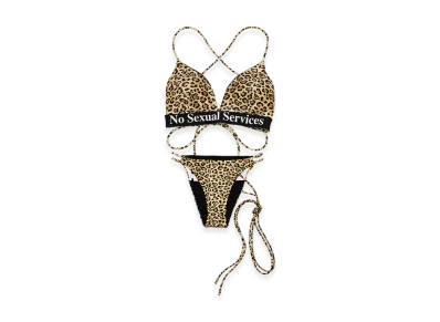 FR2 Reversible Leopard Bikini "Yellow"