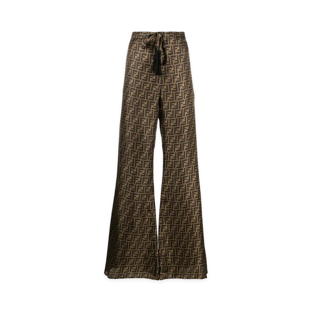 FENDI Women's Trousers "Brown"