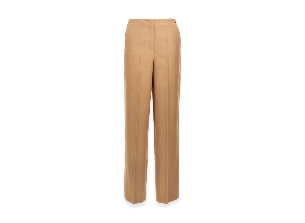 FENDI Women's Grain De Poudre Pants "Beige"