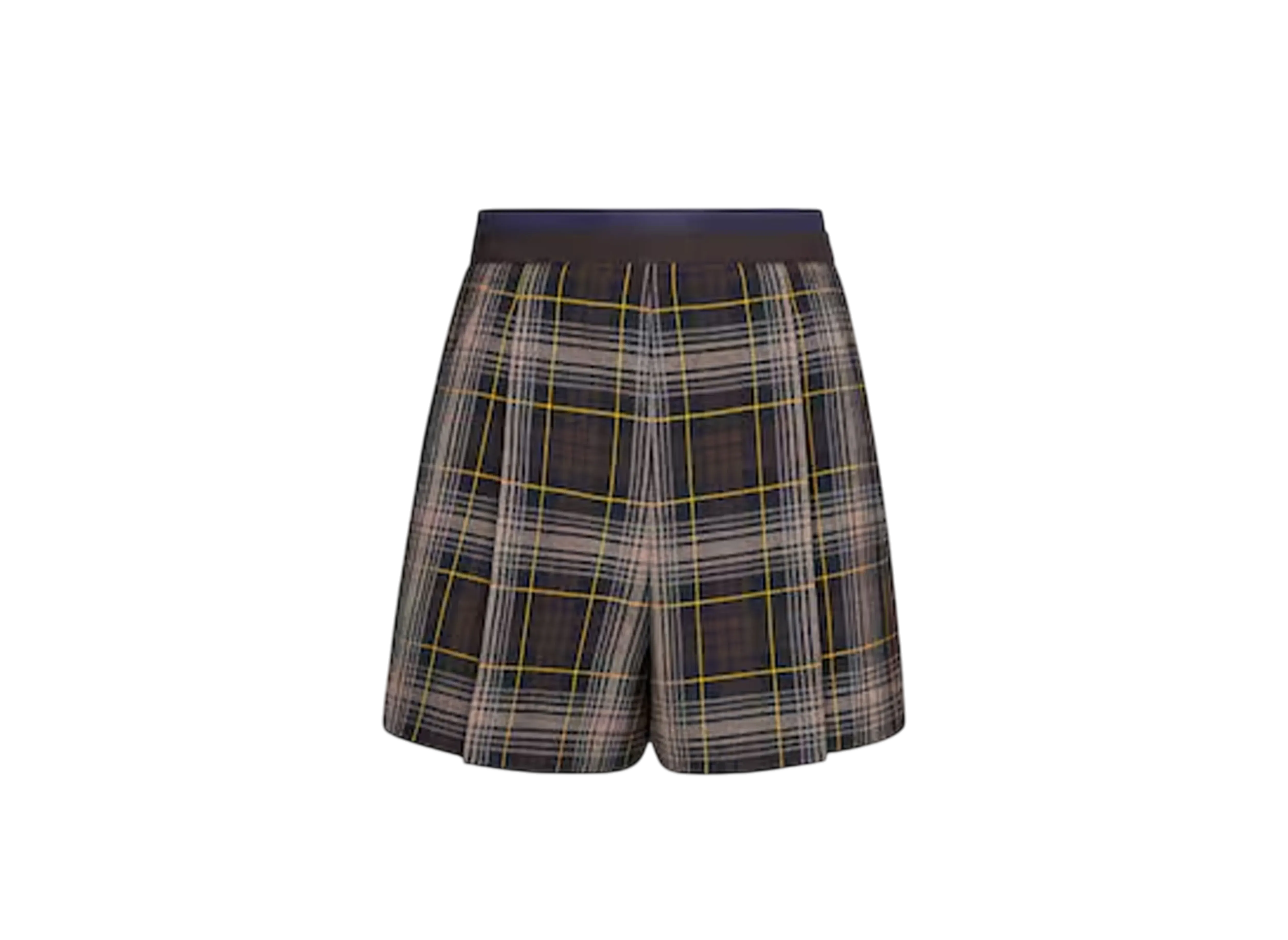 FENDI Women's Shorts FENDI Women's Tartan Shorts "Brown"
