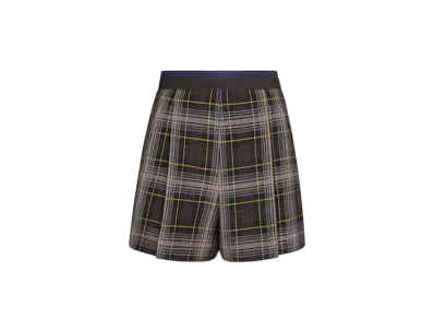 FENDI Women's Shorts FENDI Women's Tartan Shorts "Brown"