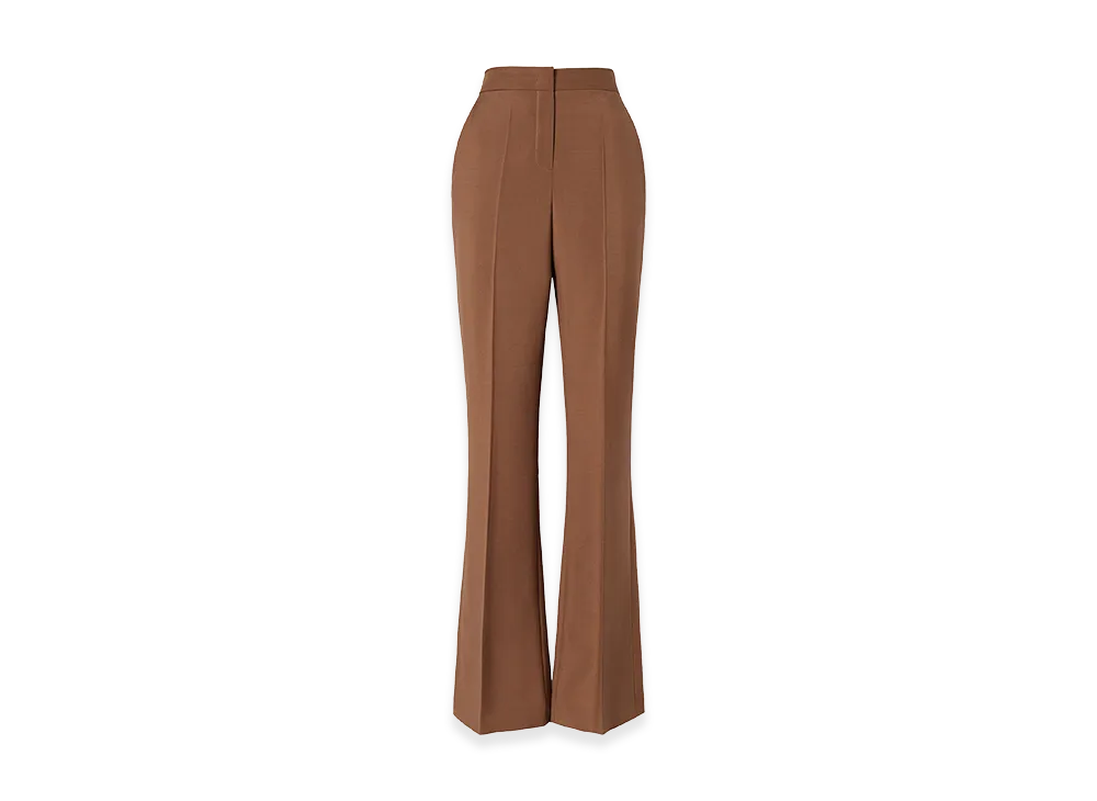 FENDI Women's Wool And Mohair Trousers "Brown"