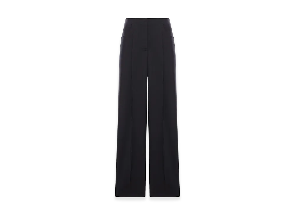 FENDI Women's Tailored Wool And Mohair Trousers "Black"