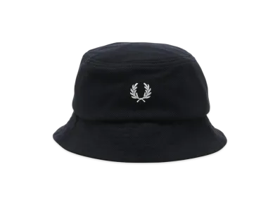 FRED PERRY Pique Bucket Hat Navy "Snow White"