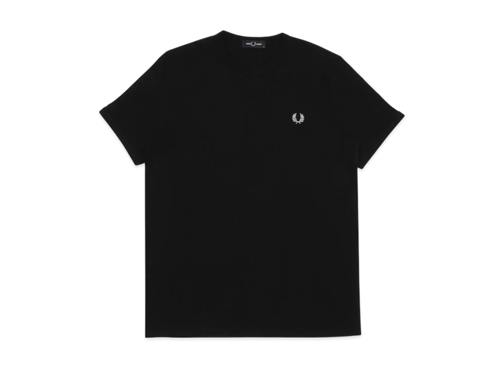 FRED PERRY Ringer T-Shirts "Black"