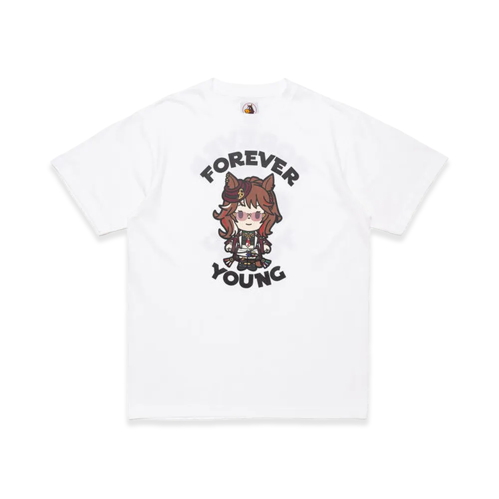 FORSE CLUB x UMAMUSUME "FOREVER YOUNG" T-shirt "White"