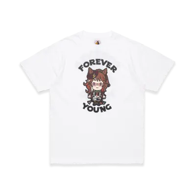 FORSE CLUB x UMAMUSUME "FOREVER YOUNG" T-shirt "White"