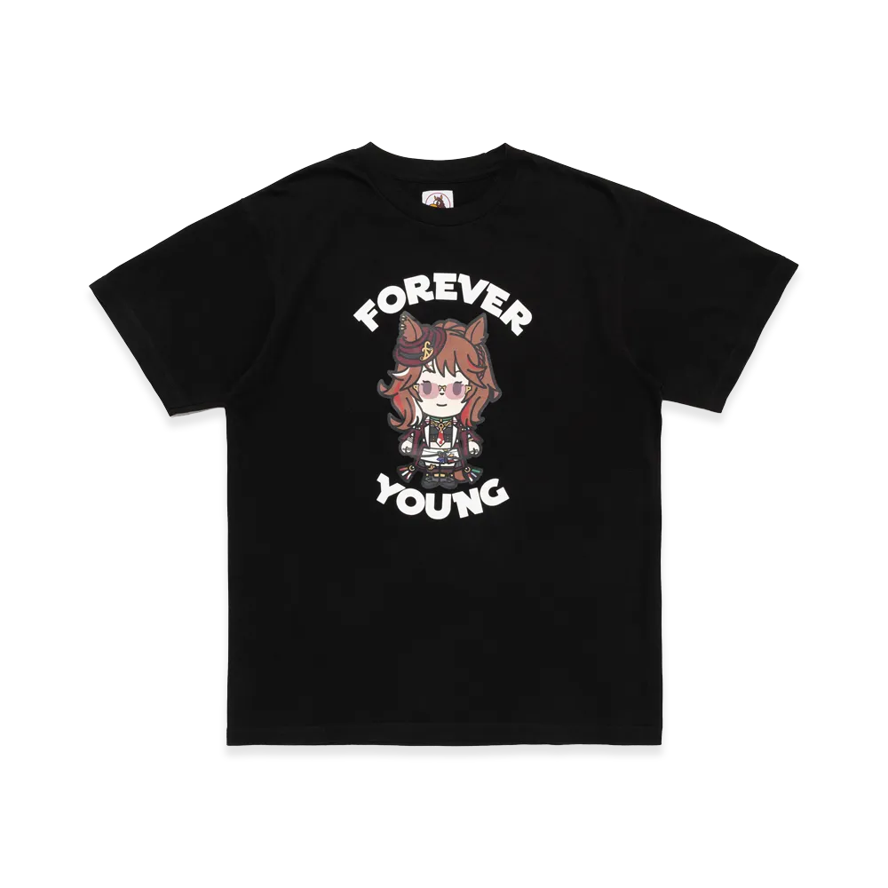 FORSE CLUB x UMAMUSUME "FOREVER YOUNG" T-shirt "Black"