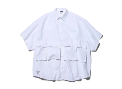 Freshservice Oxford Flap Pocket S/S Shirt "White"