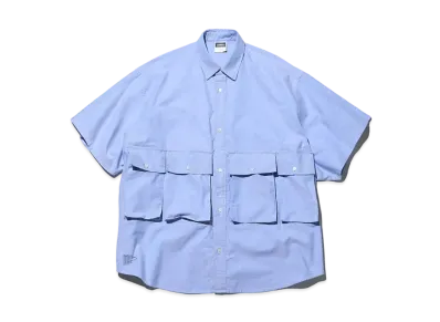 Freshservice Oxford Flap Pocket S/S Shirt "Blue"