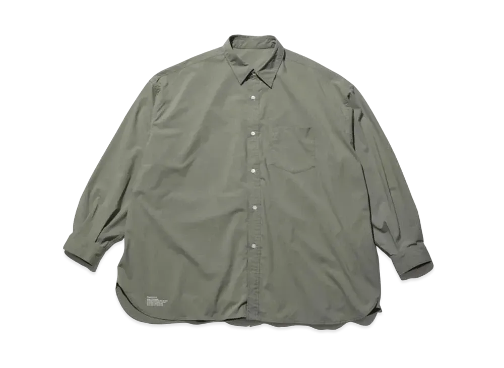 Freshservice Micro Typewriter Corporate L/S Regular Collar Shirt "Sage"