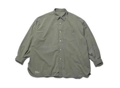 Freshservice Micro Typewriter Corporate L/S Regular Collar Shirt "Sage"