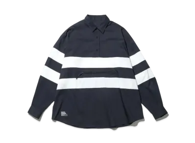 Freshservice Stretch Weather Deck Anorak Shirt "Navy"