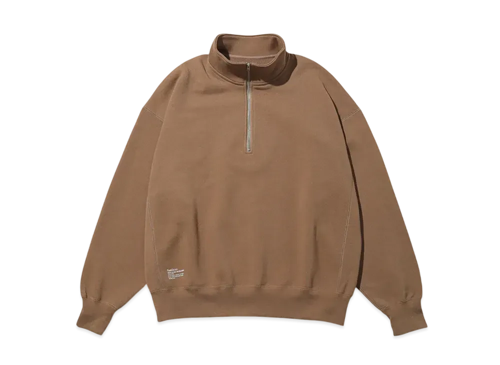 FreshService Heavy Oz Half Zip Pullover "Coyote"