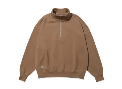 FreshService Heavy Oz Half Zip Pullover "Coyote"