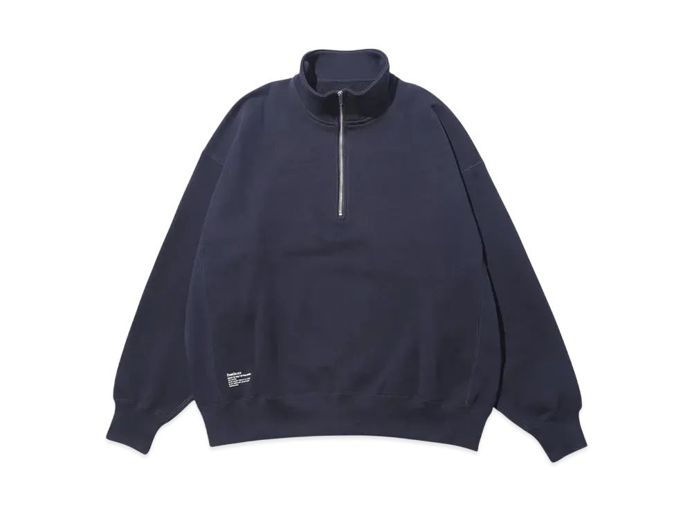 FreshService Heavy Oz Half Zip Pullover "Navy"