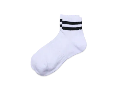 FreshService 2-Pack Line Short Socks "Black"