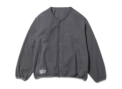 FreshService Synthetic Fleece Cardigan "Gray"