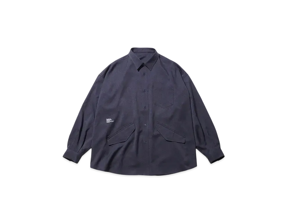 FreshService Wooly Twill Tech Shirt "Navy"