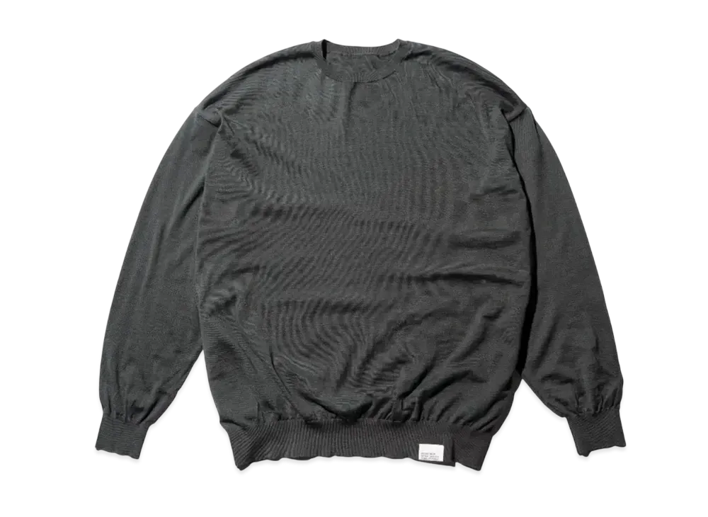 FreshService Tech High Gauge Crew Neck Knit "Gray"