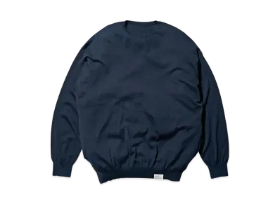 FreshService Tech High Gauge Crew Neck Knit "Navy"