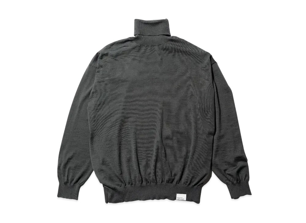 FreshService Tech High Gauge High Neck Knit "Green"