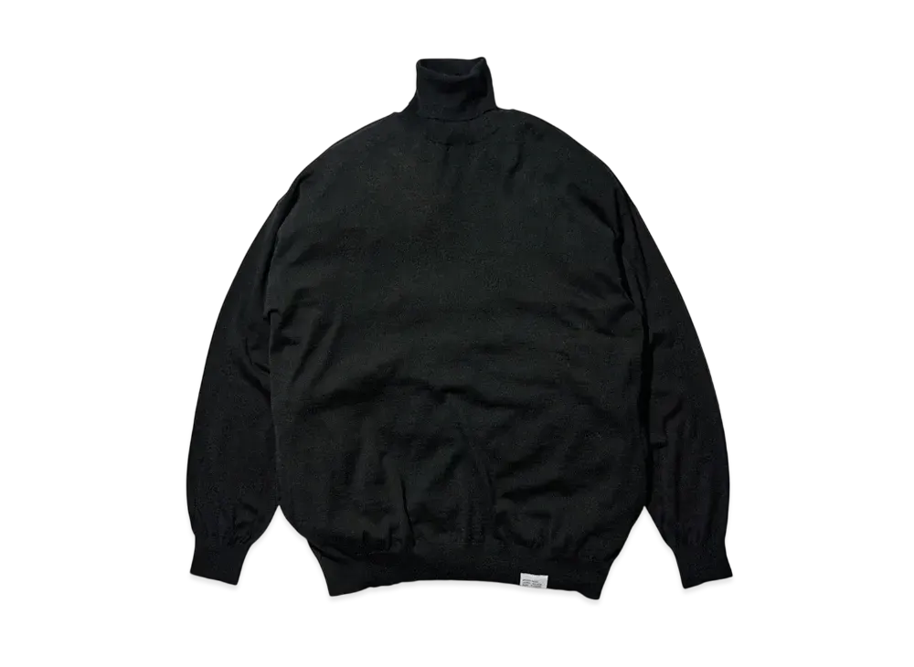 FreshService Tech High Gauge High Neck Knit "Black"