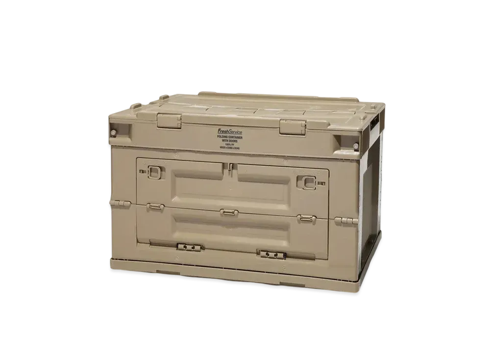 FreshService Folding Container W/2 Doors "Sand"