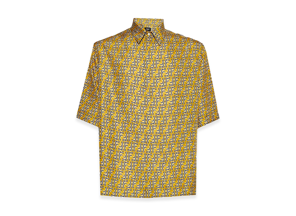 FENDI Silk Short Sleeve Shirt "Multicolor"