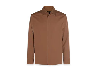 FENDI Camel Wool Shirt "Brown"