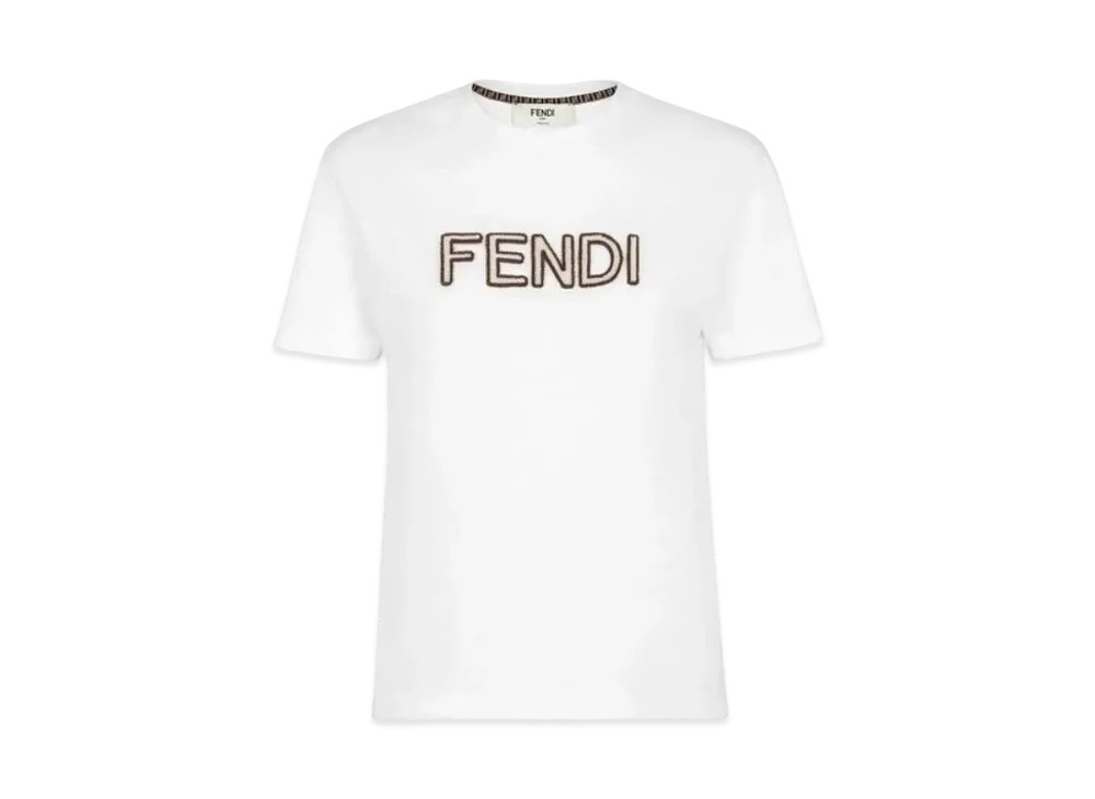 FENDI T-Shirt Cotton "White"