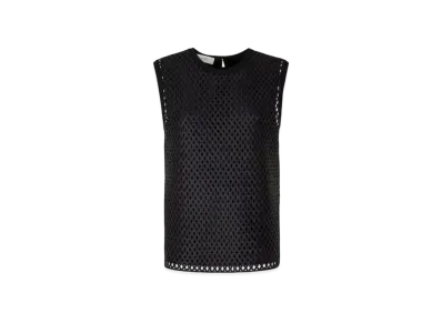 FENDI Women's Top Tulle and Sequin "Black"