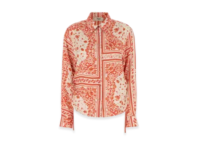 FENDI Women's Silk Shirt "Red"