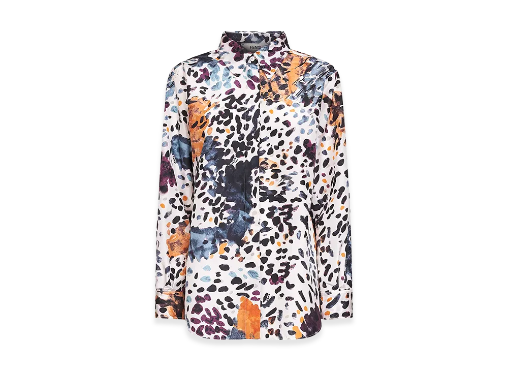 FENDI Women's Shirts "White/Multicolor"