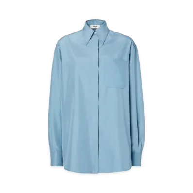 FENDI Women's Shirt With Logo "Azure"