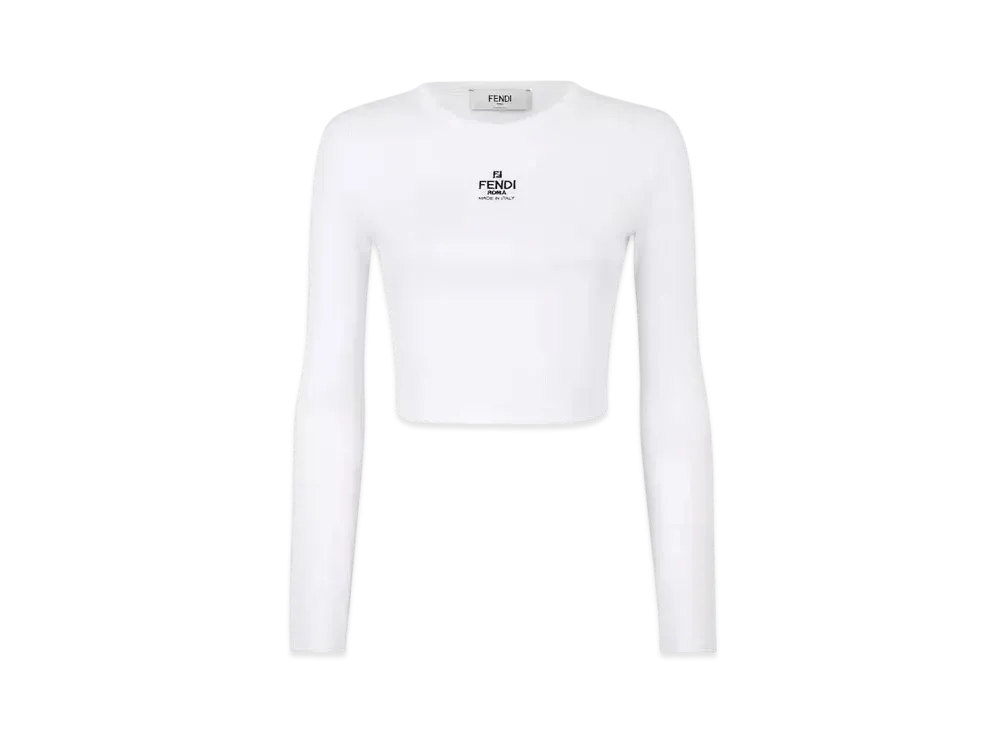 FENDI Women's Jersey T-Shirt "White"