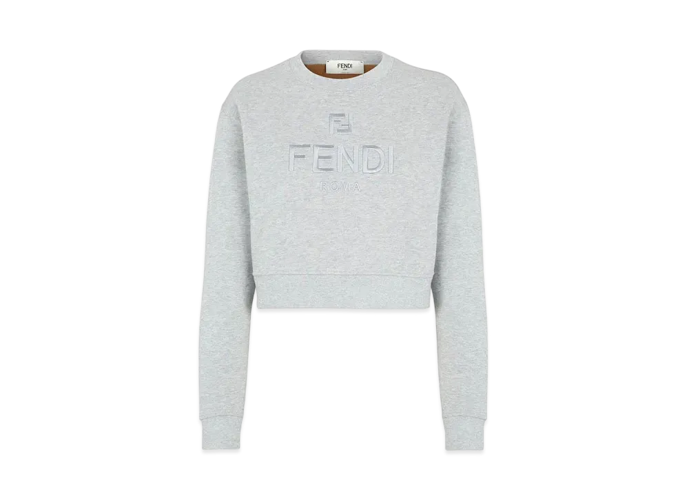 FENDI Women's Jersey Sweatshirt "Gray"