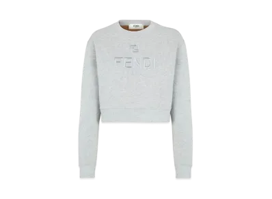 FENDI Women's Jersey Sweatshirt "Gray"