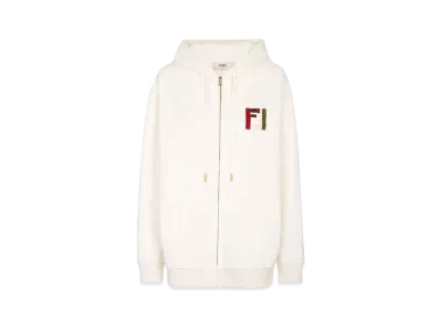 FENDI Women's Sweatshirt Valentine's Day Limited Edition "White"